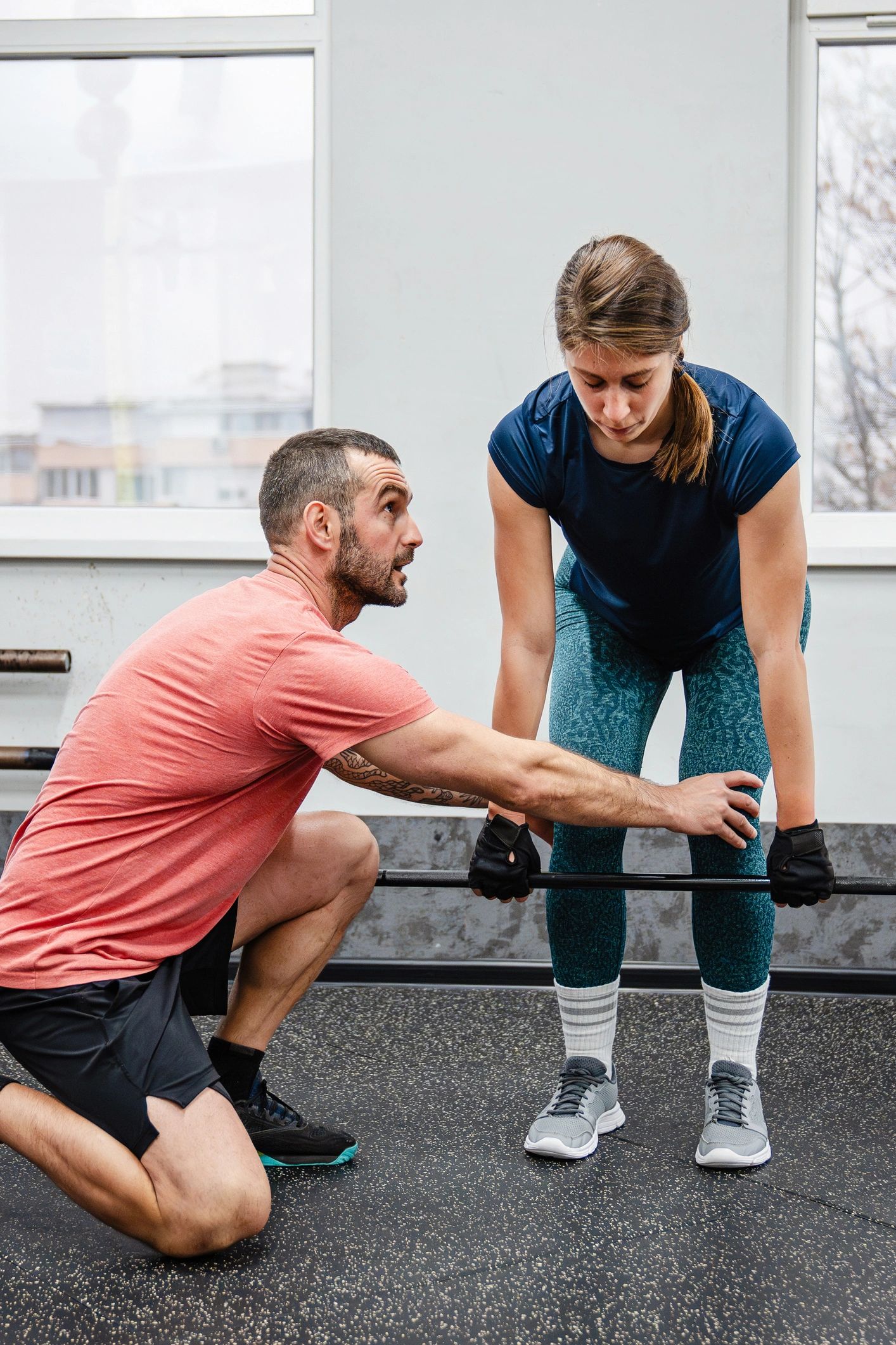 CrossFit trainers coaching